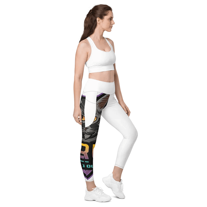 All-Over Print Lady Leggings with Pockets product image (2)