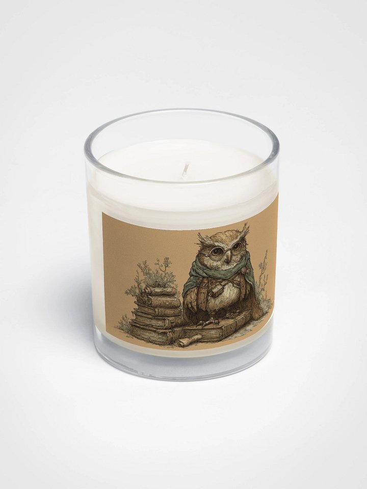 Archivist Owl Soy Wax Candle product image (2)