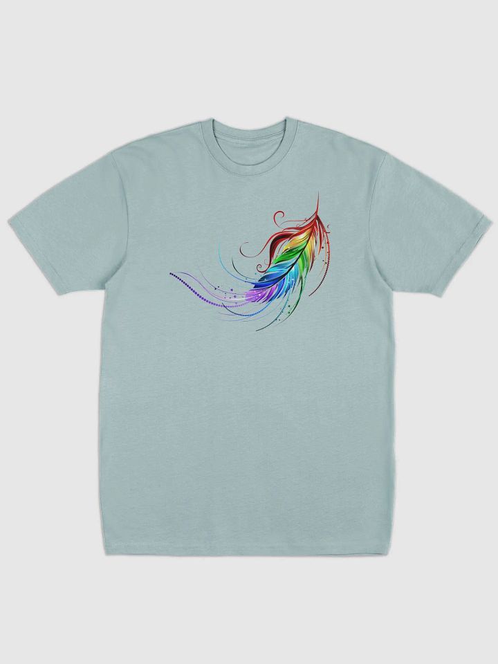 Vibrant Feather Whimsy Tee product image (1)