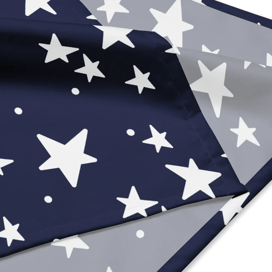 Blue + White Stars USA Bandana product image (4)
