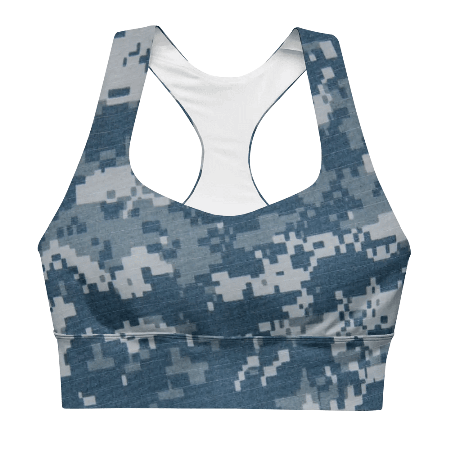 U.S. Navy Camouflage Longline Sports Bra product image (5)