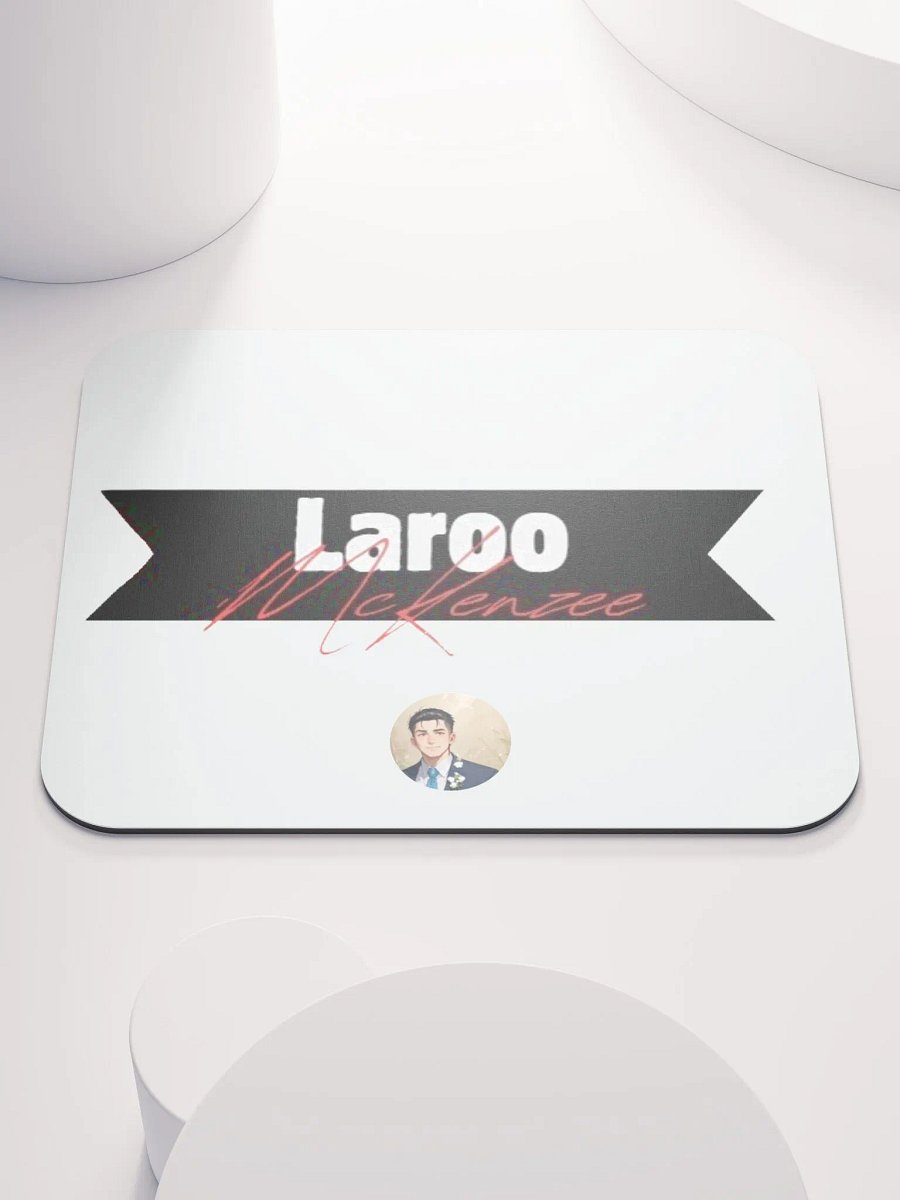 Laroo's Signature Mouse Pad (White) product image (1)
