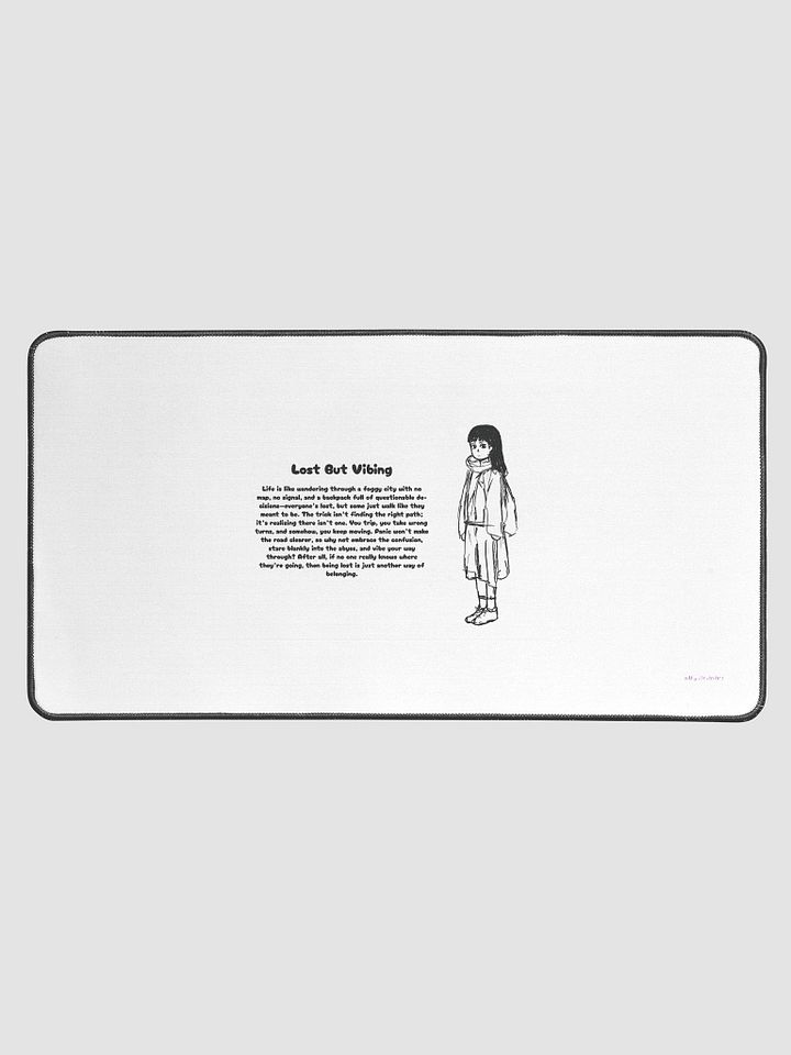 Lost But Vibing Desk Mat product image (1)