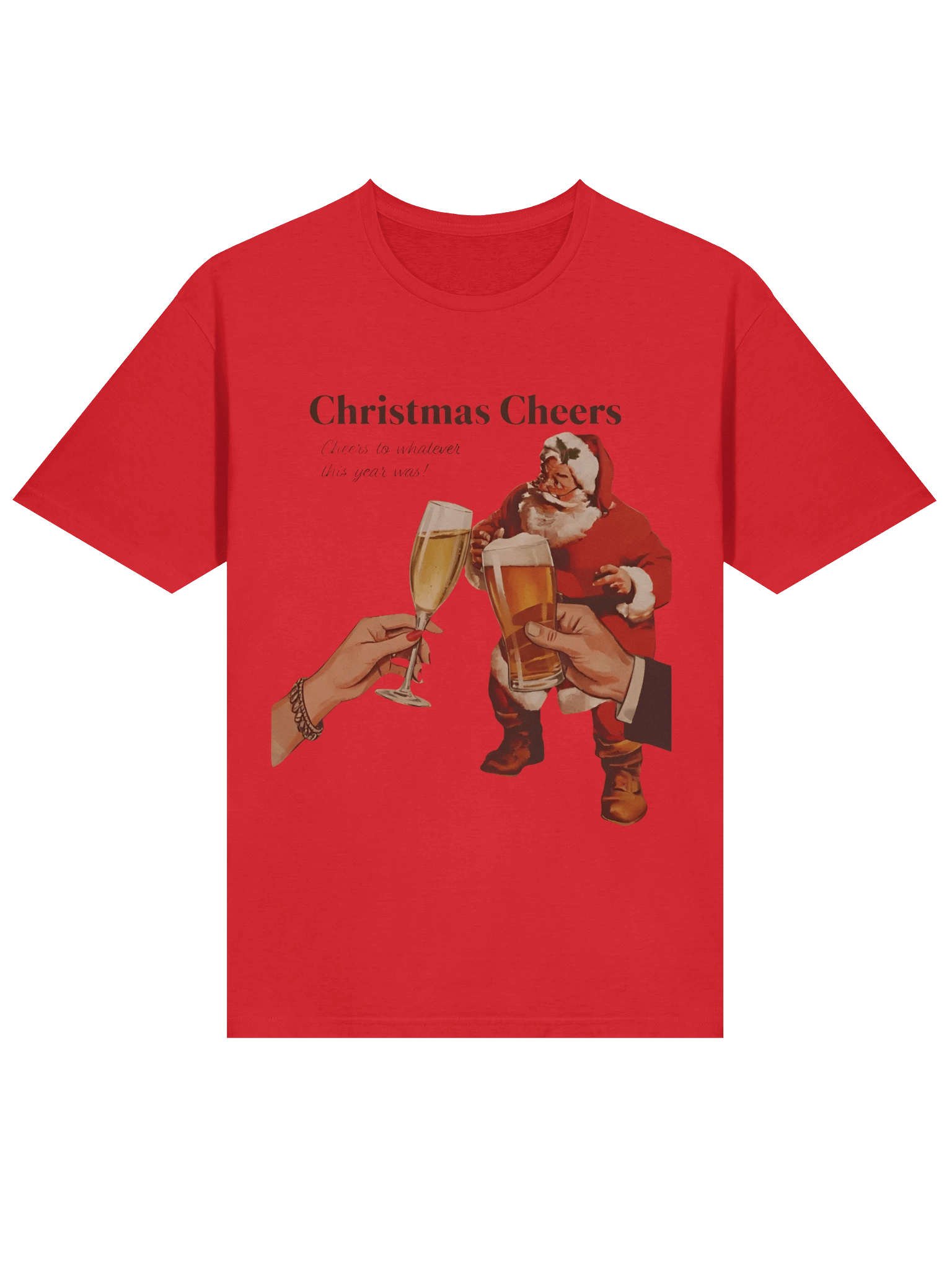 Christmas Cheers To Whatever This Year Was T-Shirt product image (2)