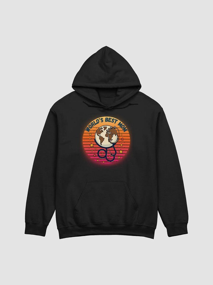 World's Best Mom Globe Hoodie product image (3)
