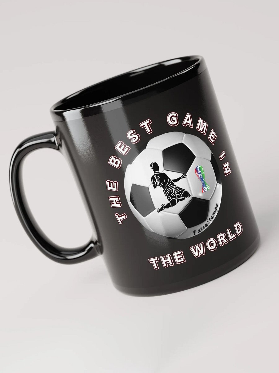 Soccer Celebration Black Mug product image (5)