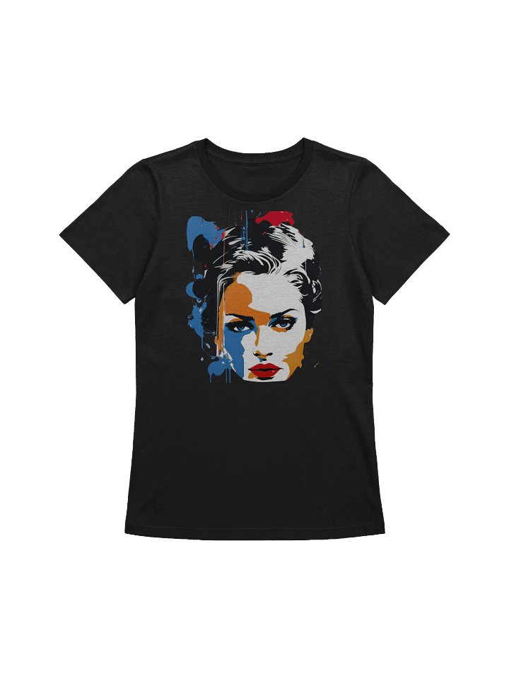 Abstract Girl - Bella Canvas Women's Supersoft Relaxed-fit T-Shirt product image (2)