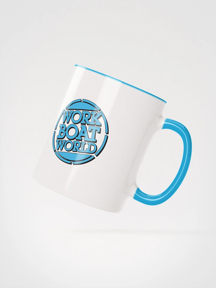 Work Boat World Logo Mug (Light Blue) product image (2)