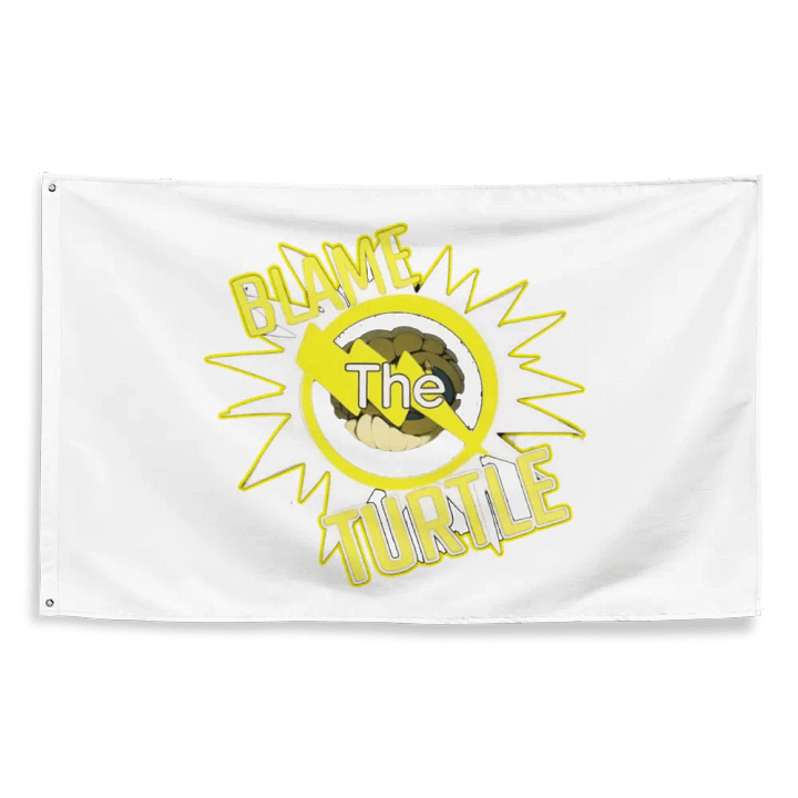 Blame The Turtle! Flag product image (2)