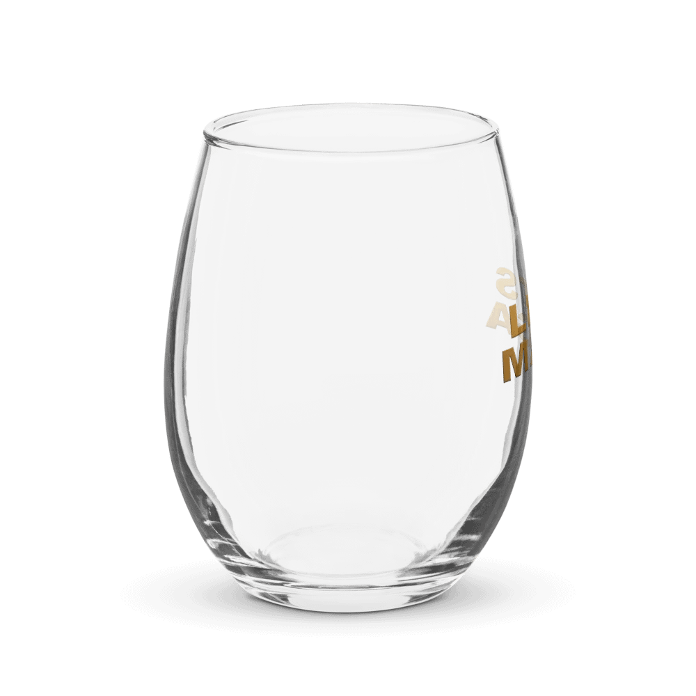 LETS MAGA - Golden Stemless Wine Glass product image (4)