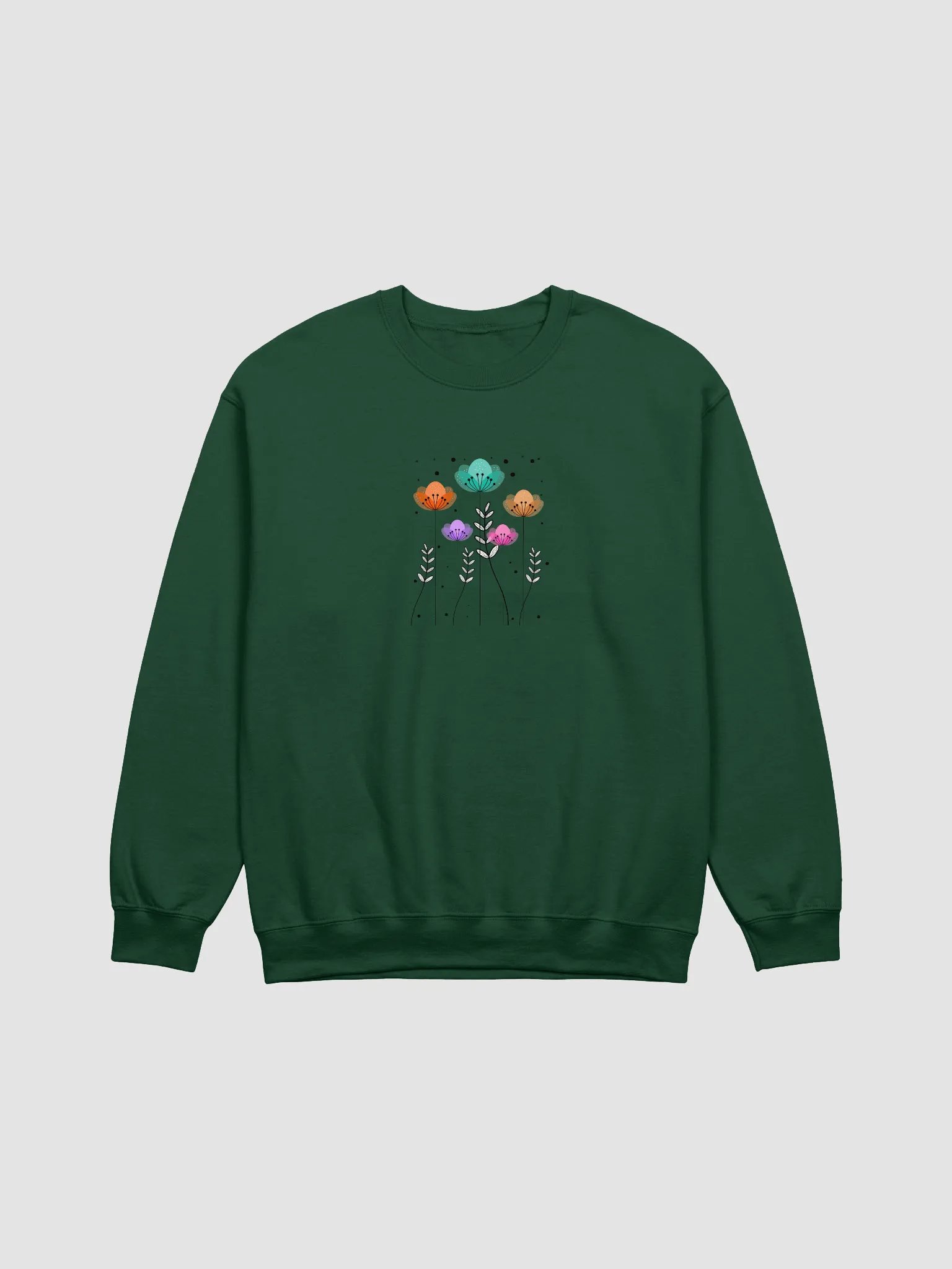 Whimsical Wildflowers Crewneck Sweatshirt product image (4)