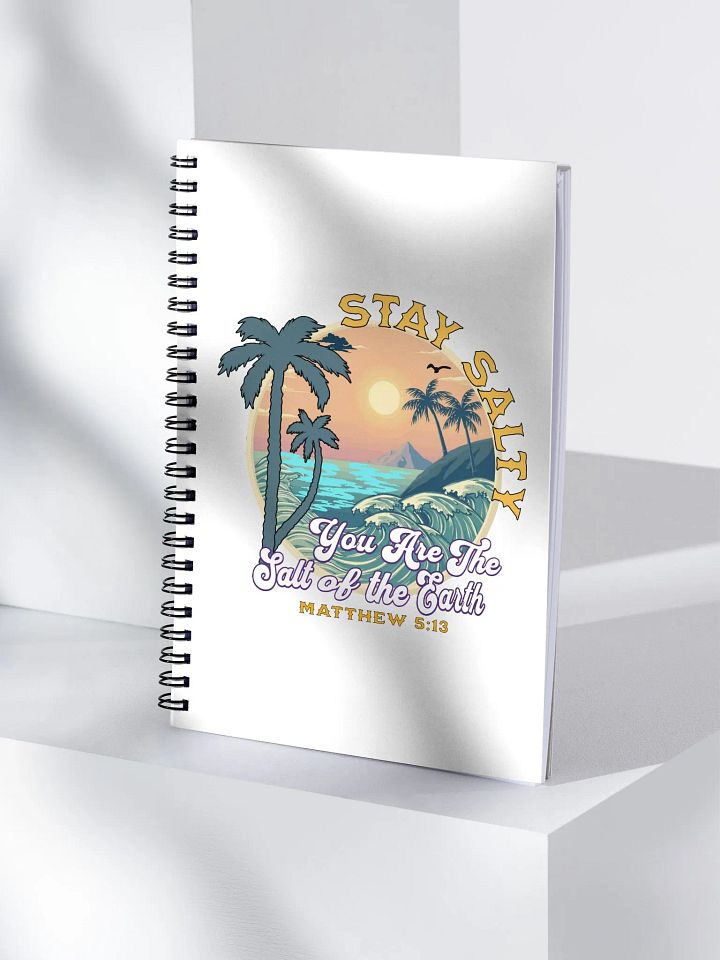 Stay Salty You Are The Salt Of The Earth Serenity Spiral Notebook product image (1)