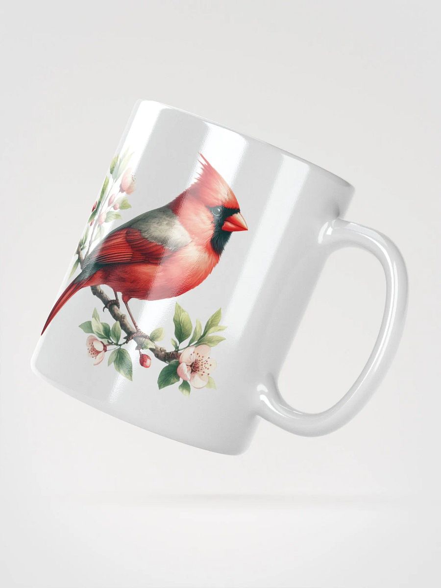 Vivid Cardinals White Glossy Mug product image (3)