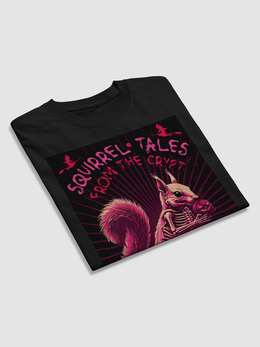 Skeletal Squirrel Horror Tee product image (4)