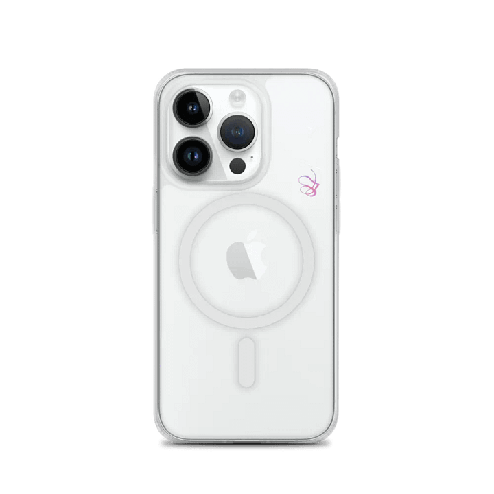 Friends of Christ Love Script (White) MagSafe® Clear iPhone® Case product image (3)