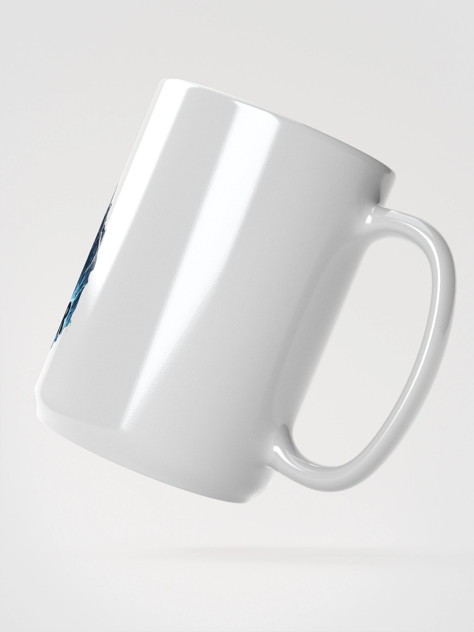 AD Ribbon Logo White Glossy Mug product image (2)