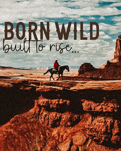 Some spirits don’t break — they rise through the dust, guided by grit and lit by fire.

We weren’t made to follow roads. We c...