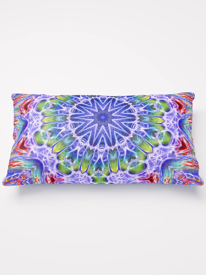 Blue Red Kaleidoscope Throw Pillow product image (1)