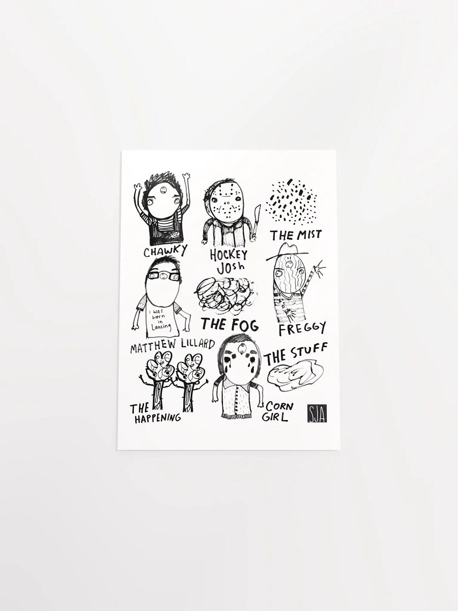 Horror Icons matte poster product image (22)