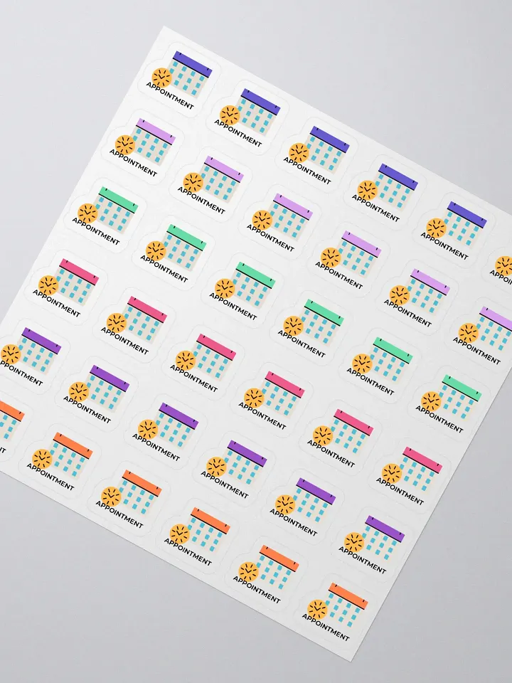 Appointment Stickers – Hand-Drawn, Functional Planner Stickers for Bullet Journals, Work, and Office Organization product image (2)