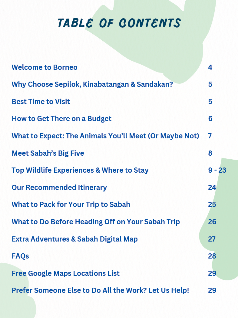 Backpacker’s Guide to Kinabatangan, Sepilok & Sandakan product image (2)