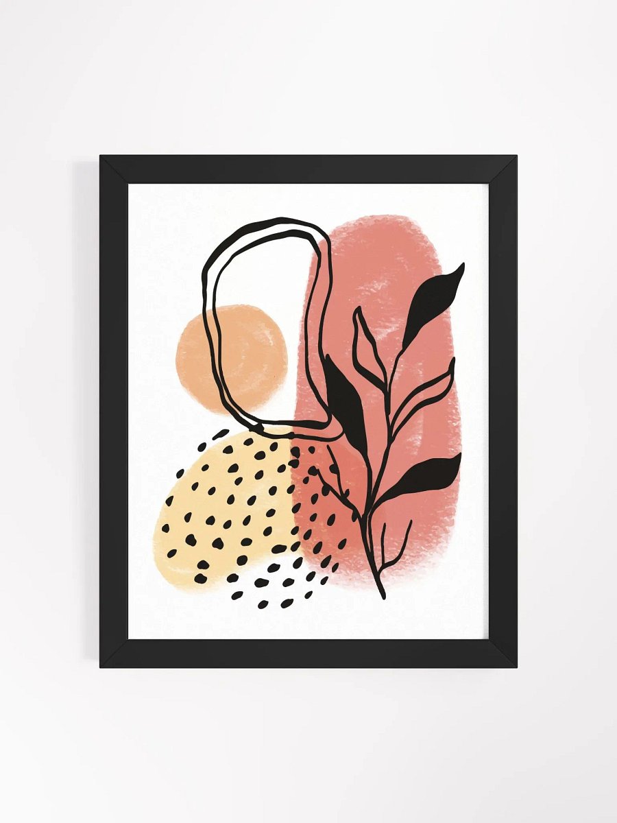 Organic Lines Framed Matte Poster product image (6)
