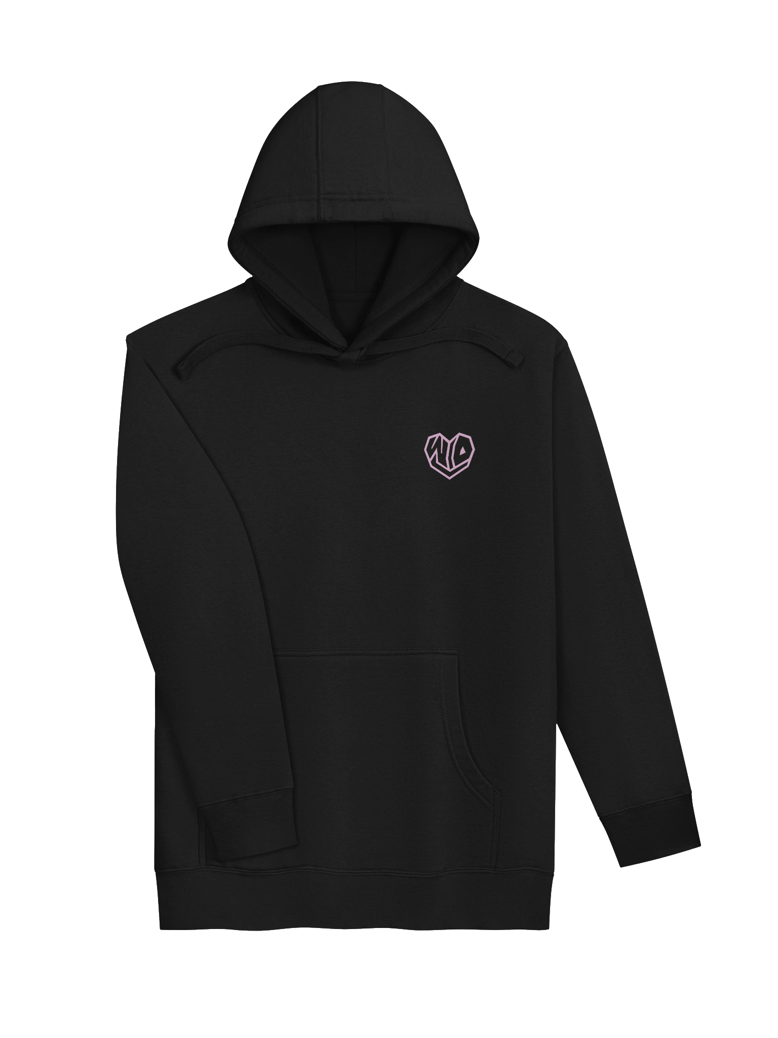 W/O U Gradient Pink/Black Hoodie product image (3)
