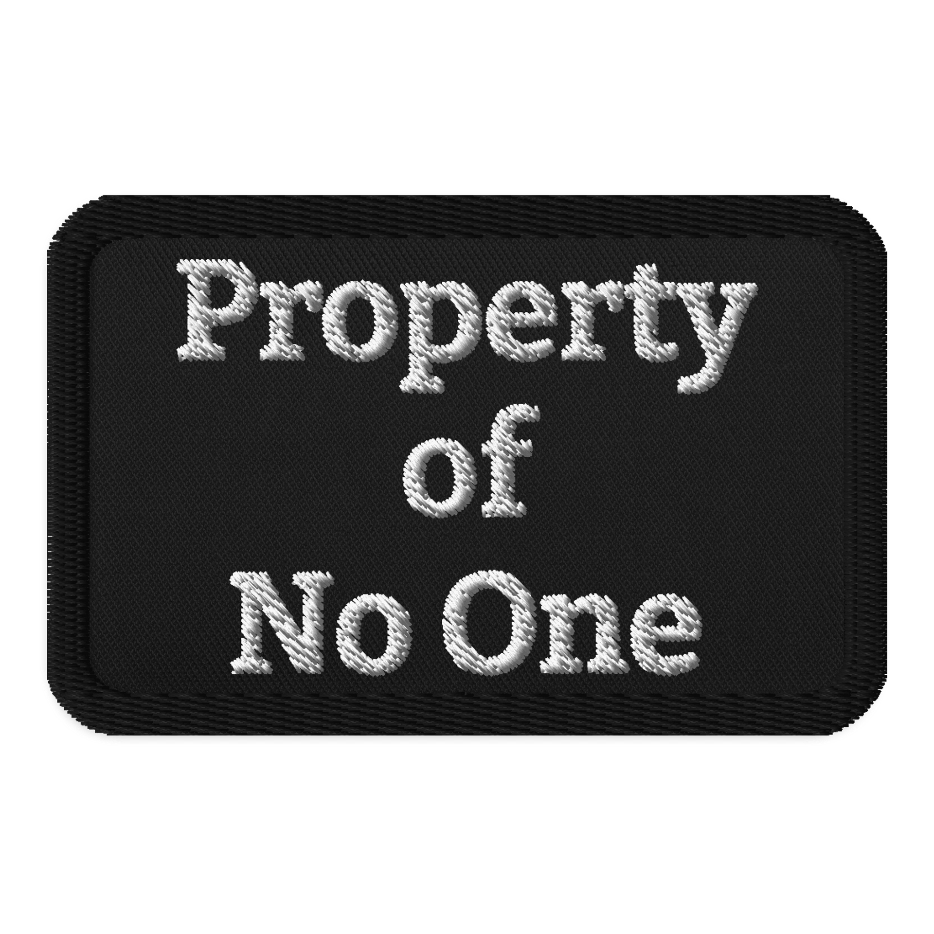 Property of No One Patch product image (1)