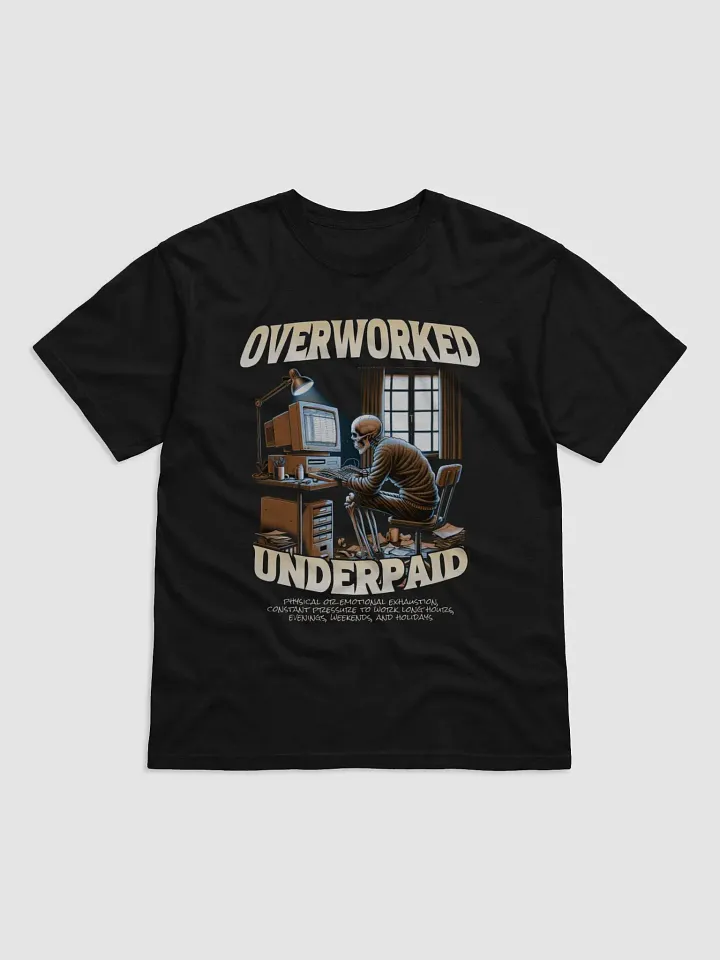 Skeleton Overworked T-Shirt product image (1)