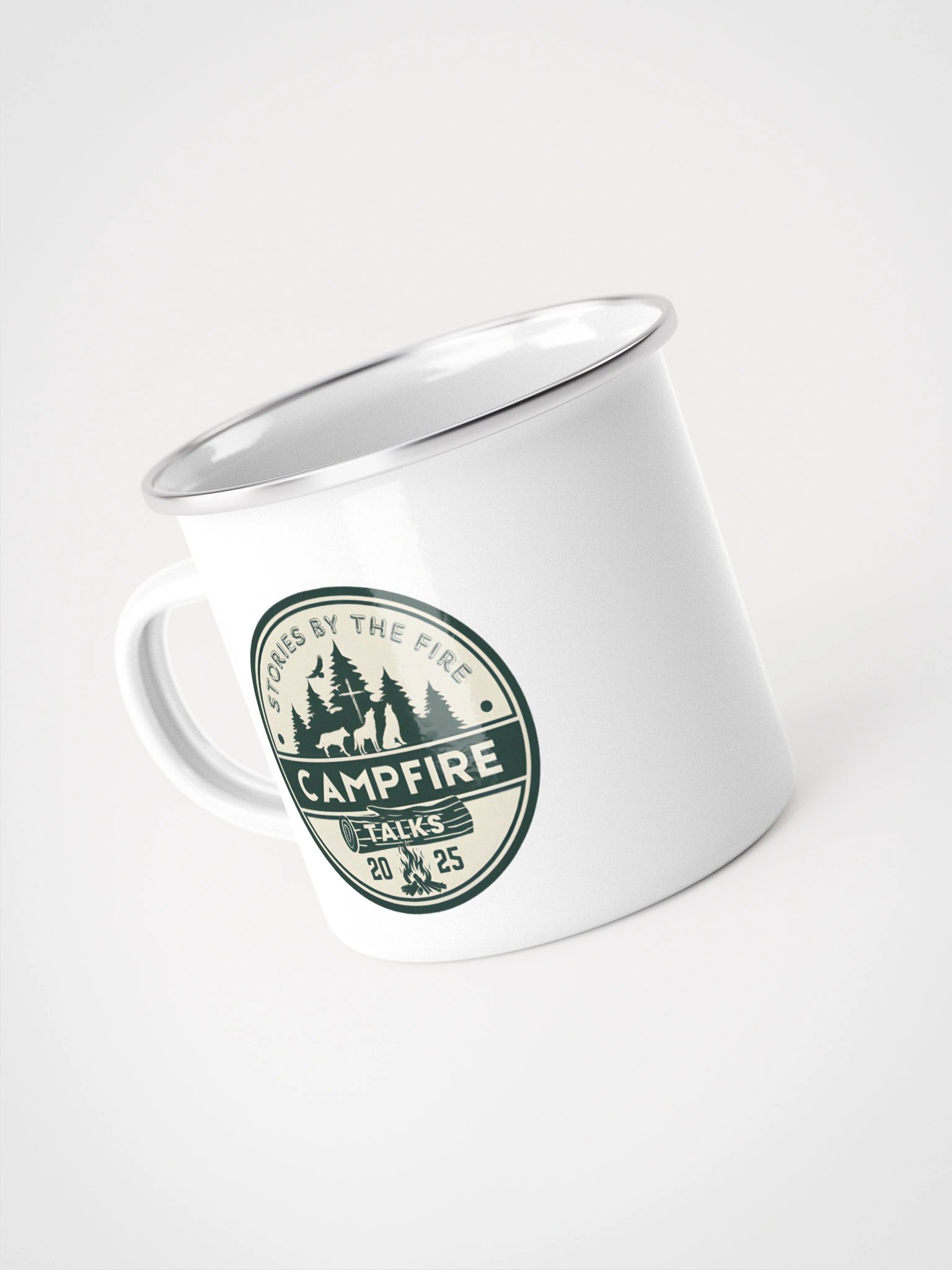 Campfire Talks Enamel Mug product image (1)
