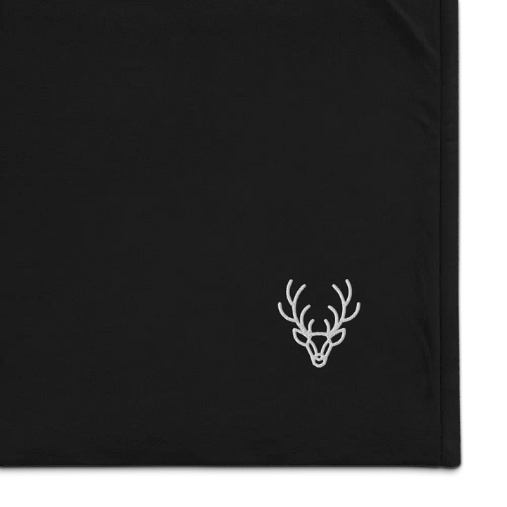 Majestic Deer Head Embroidered Blanket product image (1)