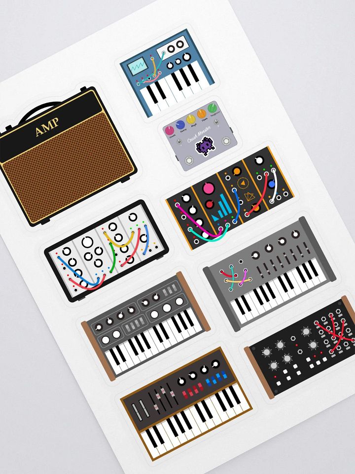 Music Production Sticker Sheet product image (1)