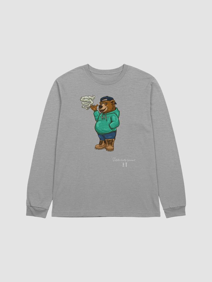 Urban Bear Long Sleeve Bella+Canvas T-Shirt product image (8)