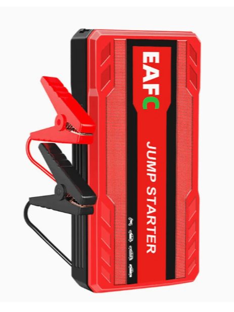 12V Portable Car Jump Starter - USB Rechargeable Emergency Booster with LED Flashlight product image (9)