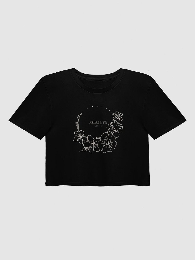 REBIRTH Cropped T-shirt - Black