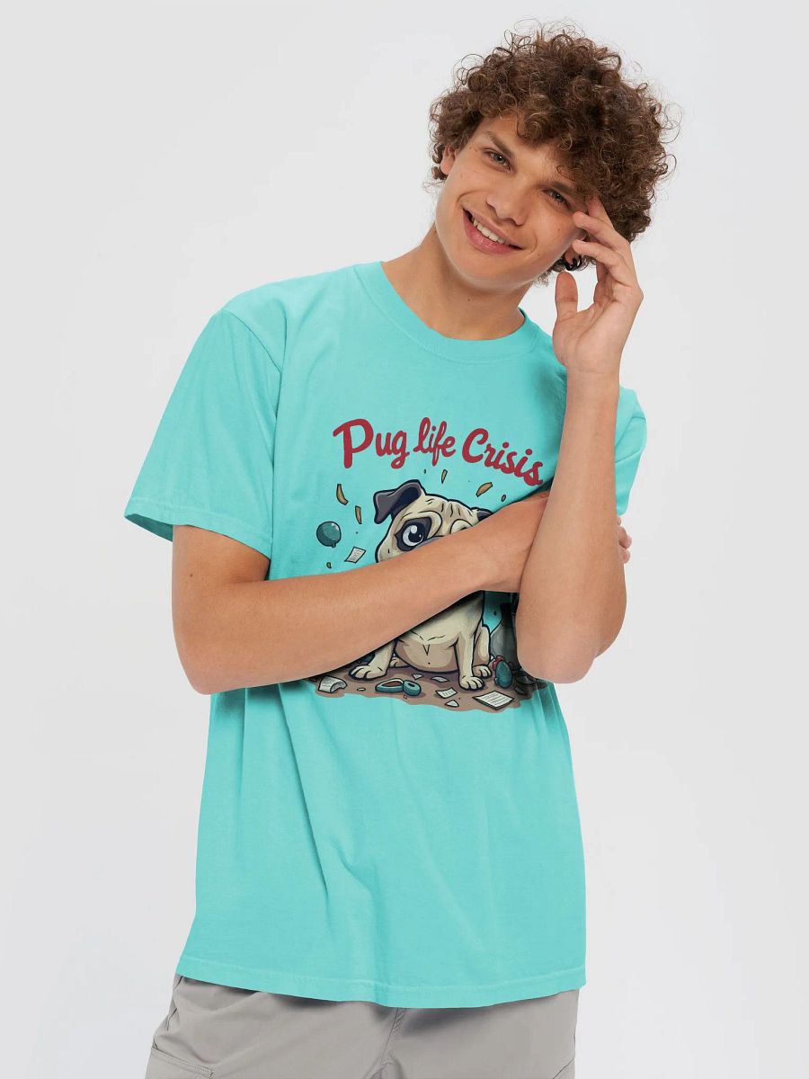 Pug Life Crisis: The Ultimate Chaos Companion- A Humorous T-Shirt Design to Embrace the Chaos of Pug Parenting product image (5)