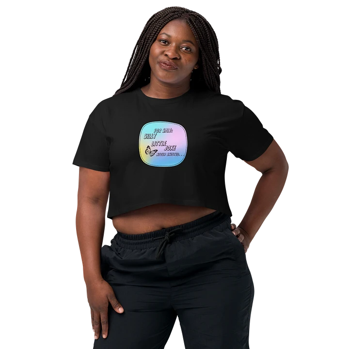 Silly Little Joke Crop Top T-shirt product image (1)