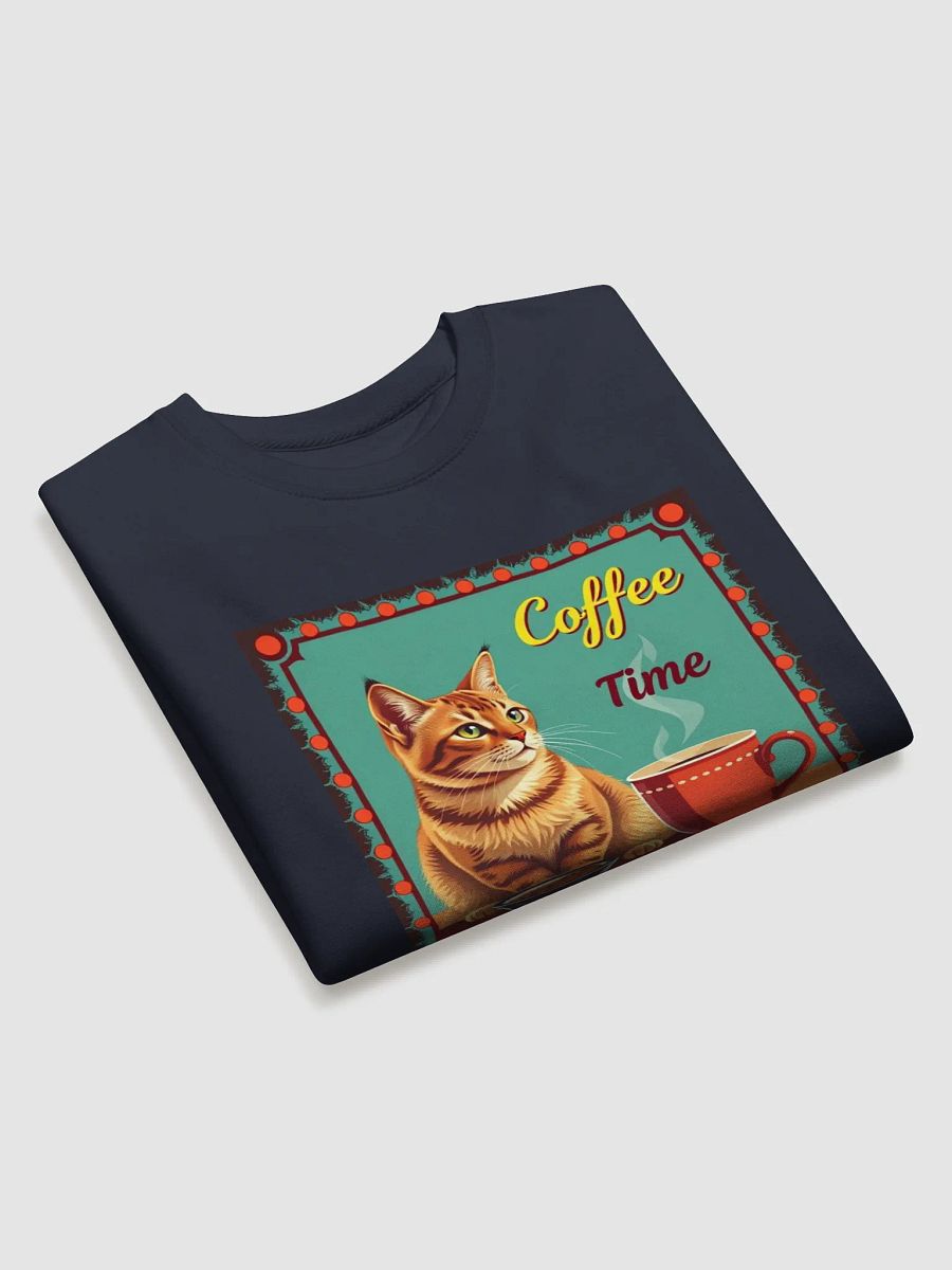 Coffee Cat Time Sweatshirt product image (23)