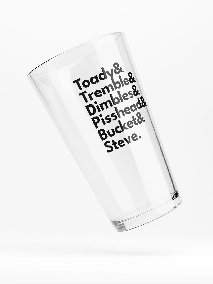 The Brass Cannons' Drinking Buddy Pint Glass product image (4)