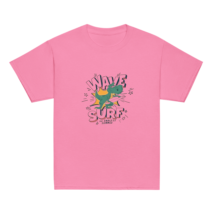 Kids T-Shirt Surfer Dinosaur product image (2)