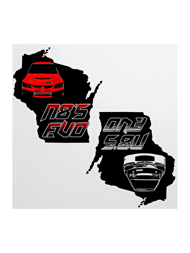 N8'S EVO (WI) Color and B&W Sticker Set product image (1)