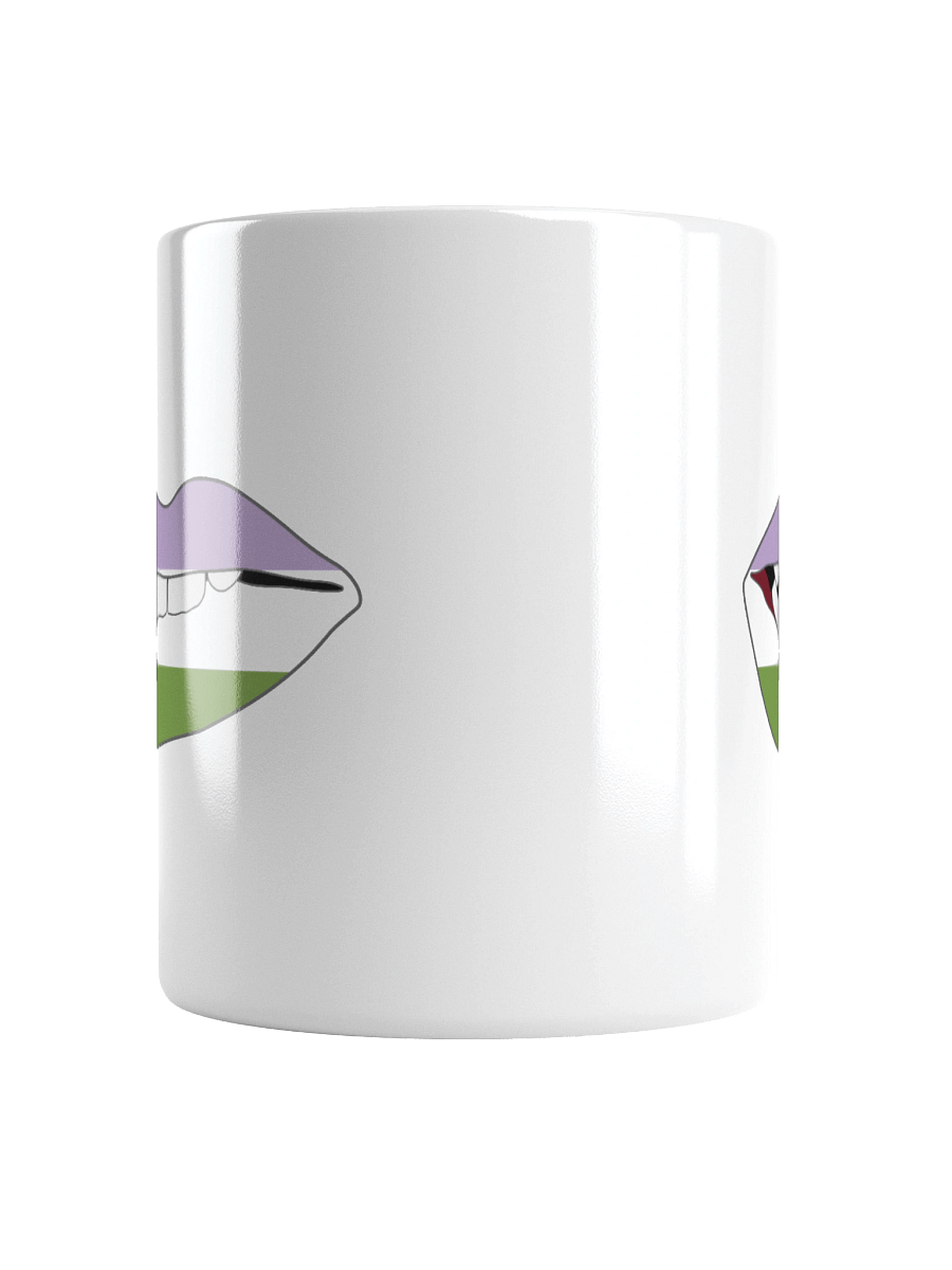 Genderqueer Pride Flag Biting Lips Mug product image (5)