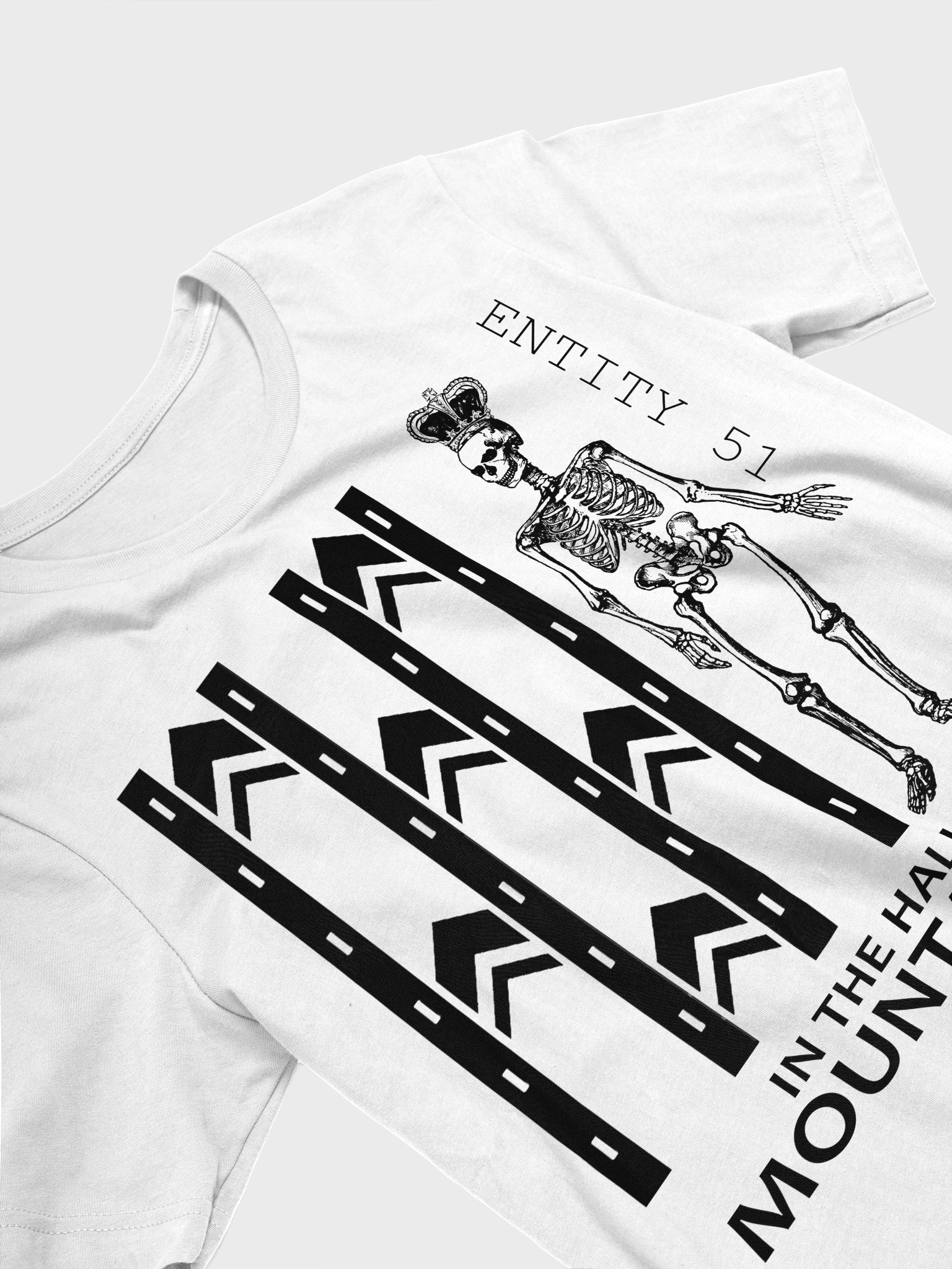 Entity 51 (White) | Unisex T-shirt product image (3)