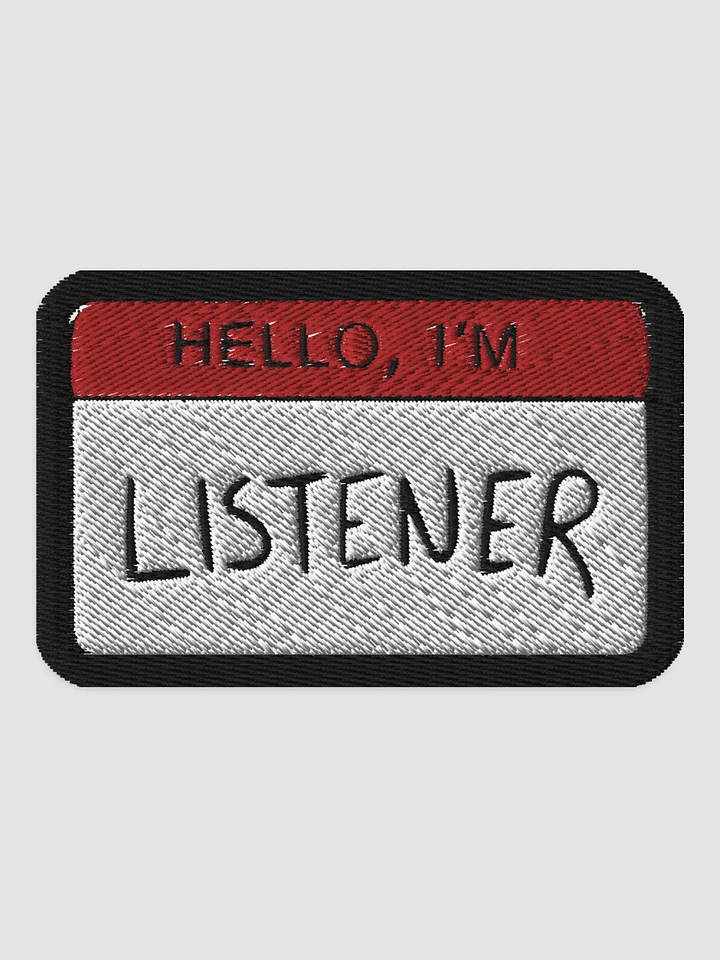 Hello, I'm Listener Patch product image (1)