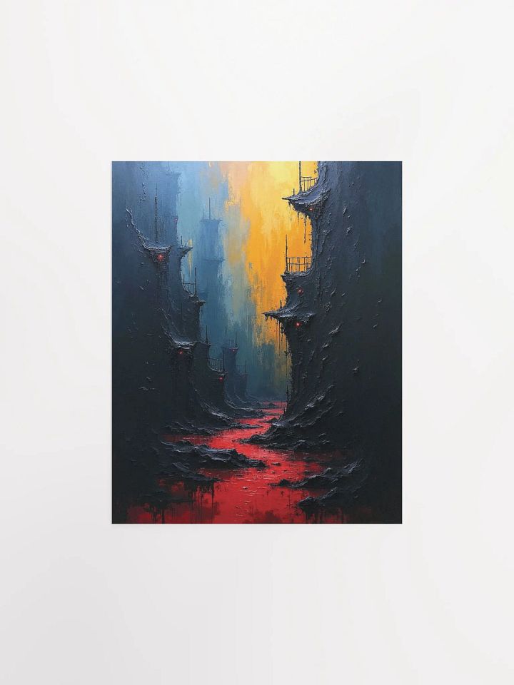 Fiery Abyss Matte Poster product image (5)