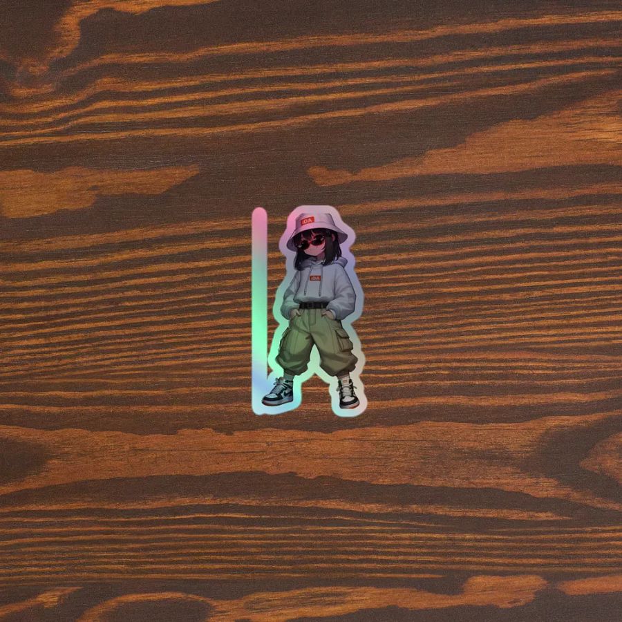 IDA too clean collection sticker 