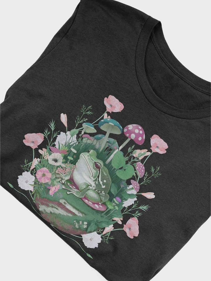 Cottagecore Frog Mushrooms T-Shirt product image (2)