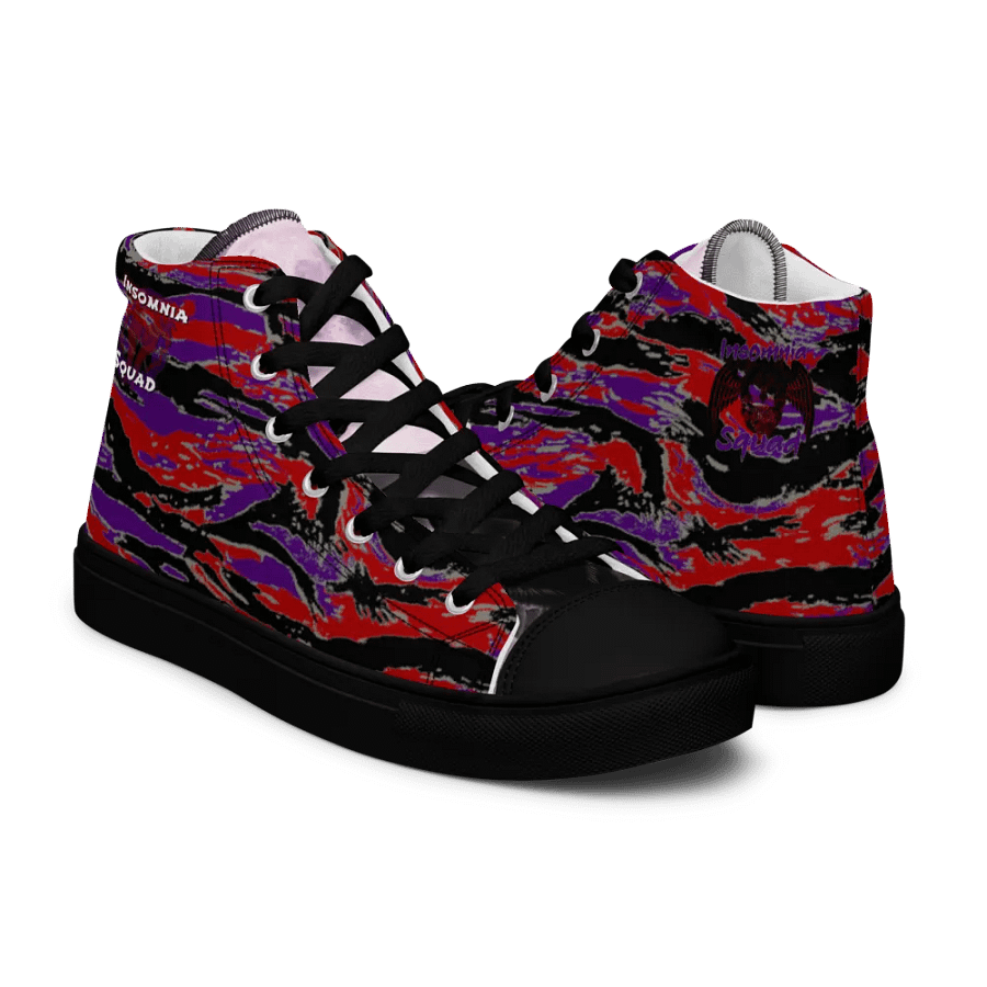 Women's Tiger Stripe Insomnia Squad Canvas Hi-Tops product image (11)