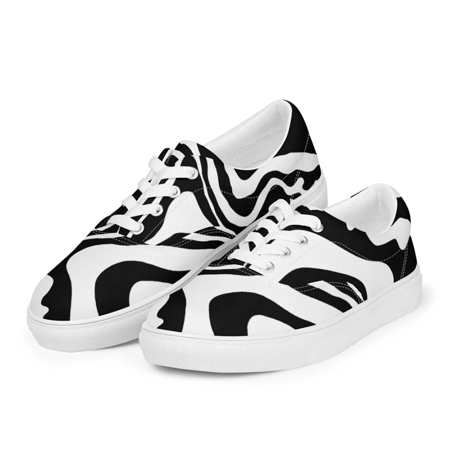 Swirlscape Lace-Up Canvas Shoes product image (3)