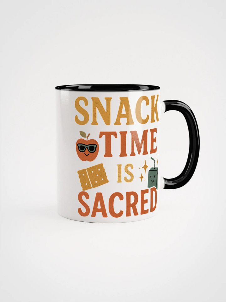 Snack Time Is Sacred Mug – Funny Teacher Gift for Snack Lovers product image (4)